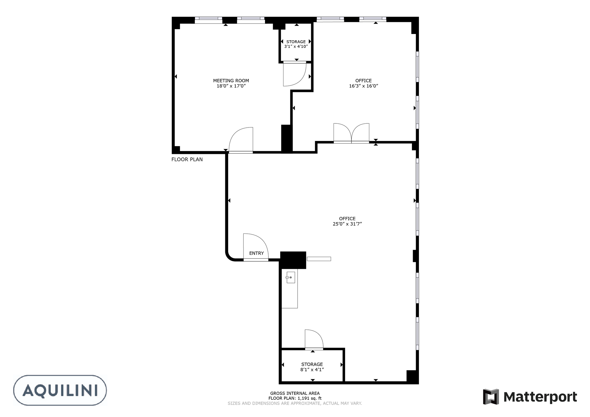 525 Seymour St, Vancouver, BC en alquiler Plano de la planta- Imagen 1 de 2