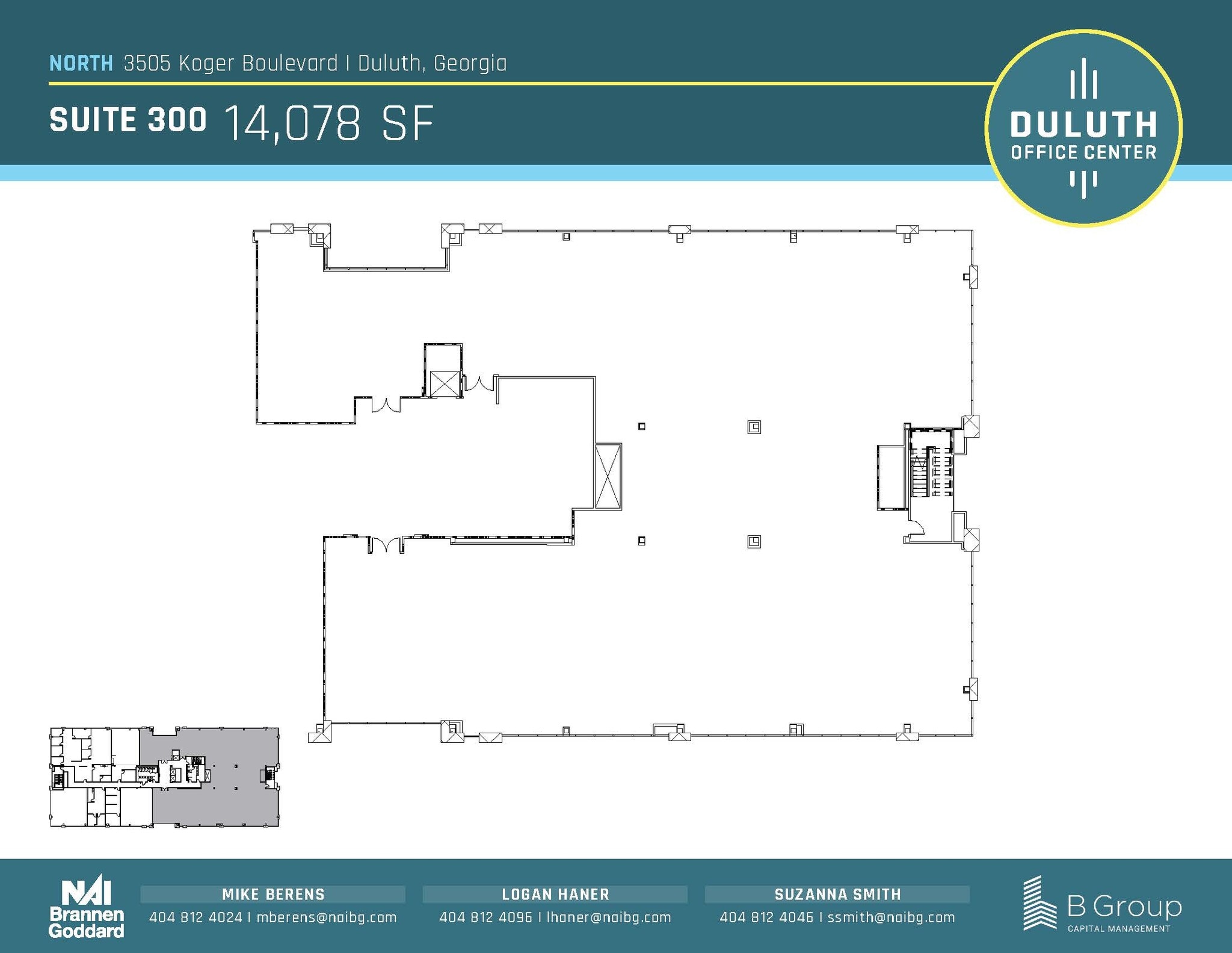 3505 Koger Blvd, Duluth, GA en alquiler Plano de la planta- Imagen 1 de 1