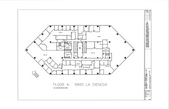 9800 S La Cienega Blvd, Inglewood, CA en alquiler Plano de la planta- Imagen 1 de 1