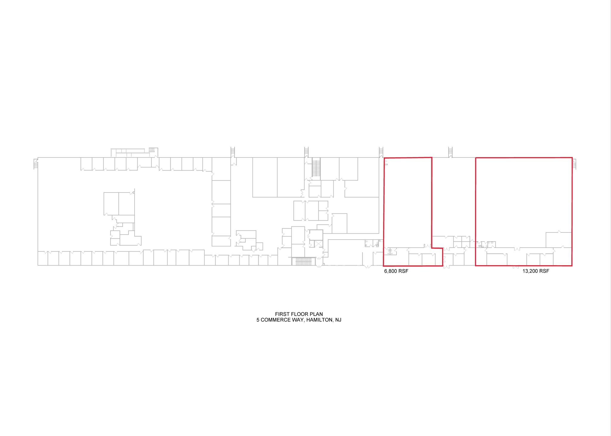 5 Commerce Way, Hamilton, NJ en alquiler Plano de la planta- Imagen 1 de 1