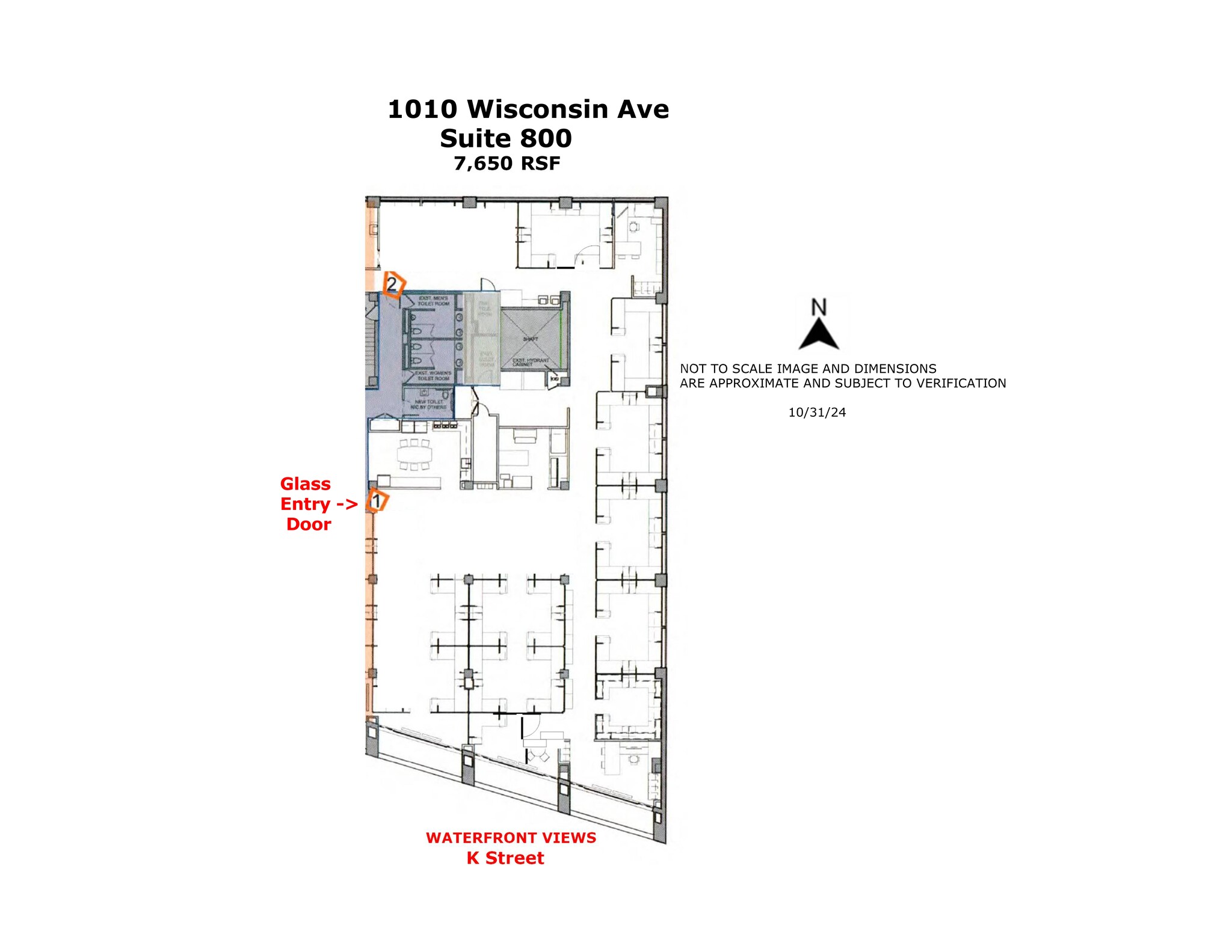 1000-1010 Wisconsin Ave NW, Washington, DC en alquiler Plano del sitio- Imagen 1 de 1