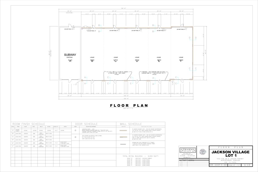 1516-1536 Joe B Jackson Pky, Murfreesboro, TN en alquiler - Plano del sitio - Imagen 2 de 3