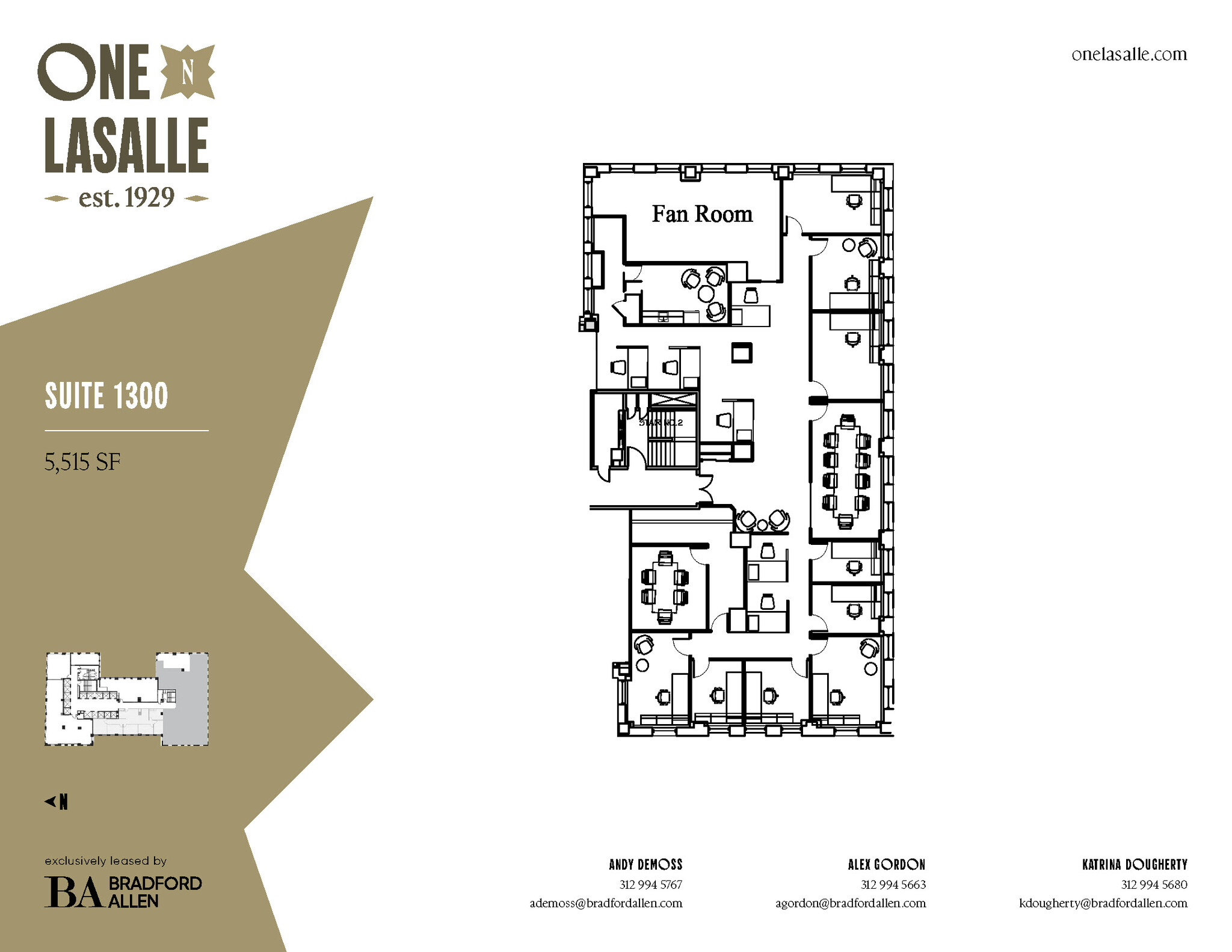 1 N La Salle St, Chicago, IL en alquiler Plano de la planta- Imagen 1 de 1