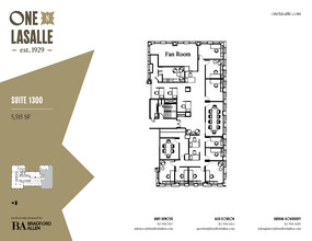 1 N La Salle St, Chicago, IL en alquiler Plano de la planta- Imagen 1 de 1