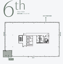 450 B St, San Diego, CA en alquiler Plano de la planta- Imagen 1 de 7