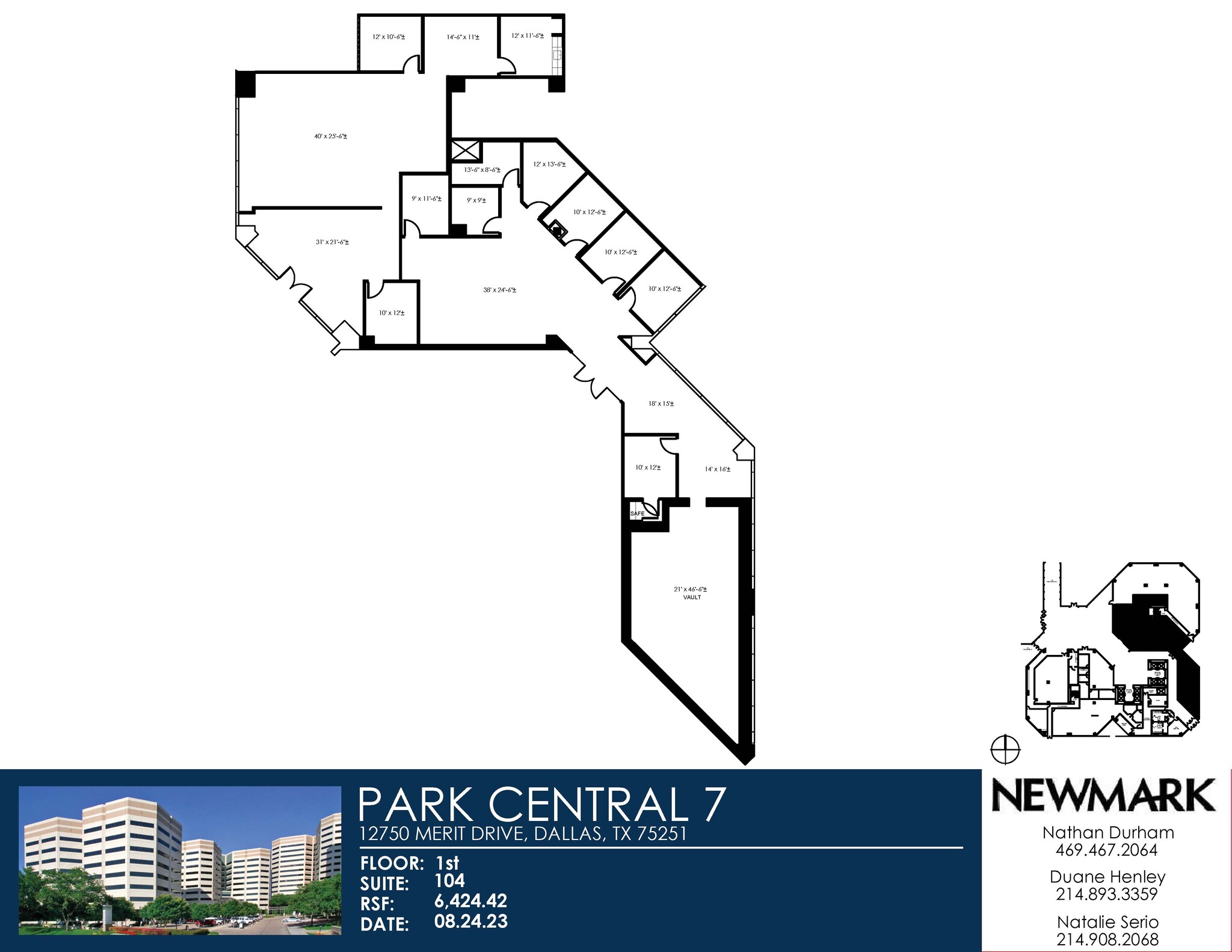 12750 Merit Dr, Dallas, TX en alquiler Plano de la planta- Imagen 1 de 1