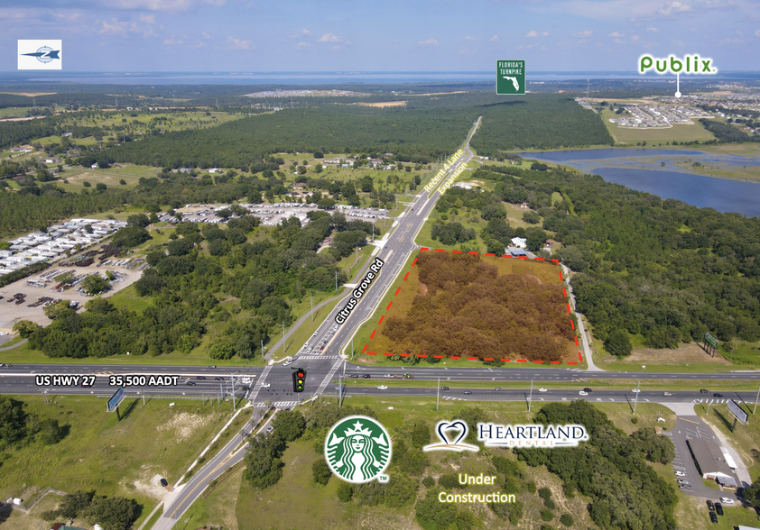 N Hwy 27 & Citrus Grove Rd, Minneola, FL en alquiler - Vista aérea - Imagen 2 de 3