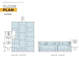 3001 Emrick Blvd, Bethlehem, PA en alquiler Plano de la planta- Imagen 1 de 1