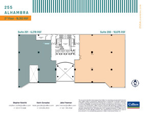 255 Alhambra Cir, Coral Gables, FL en alquiler Plano de la planta- Imagen 2 de 3