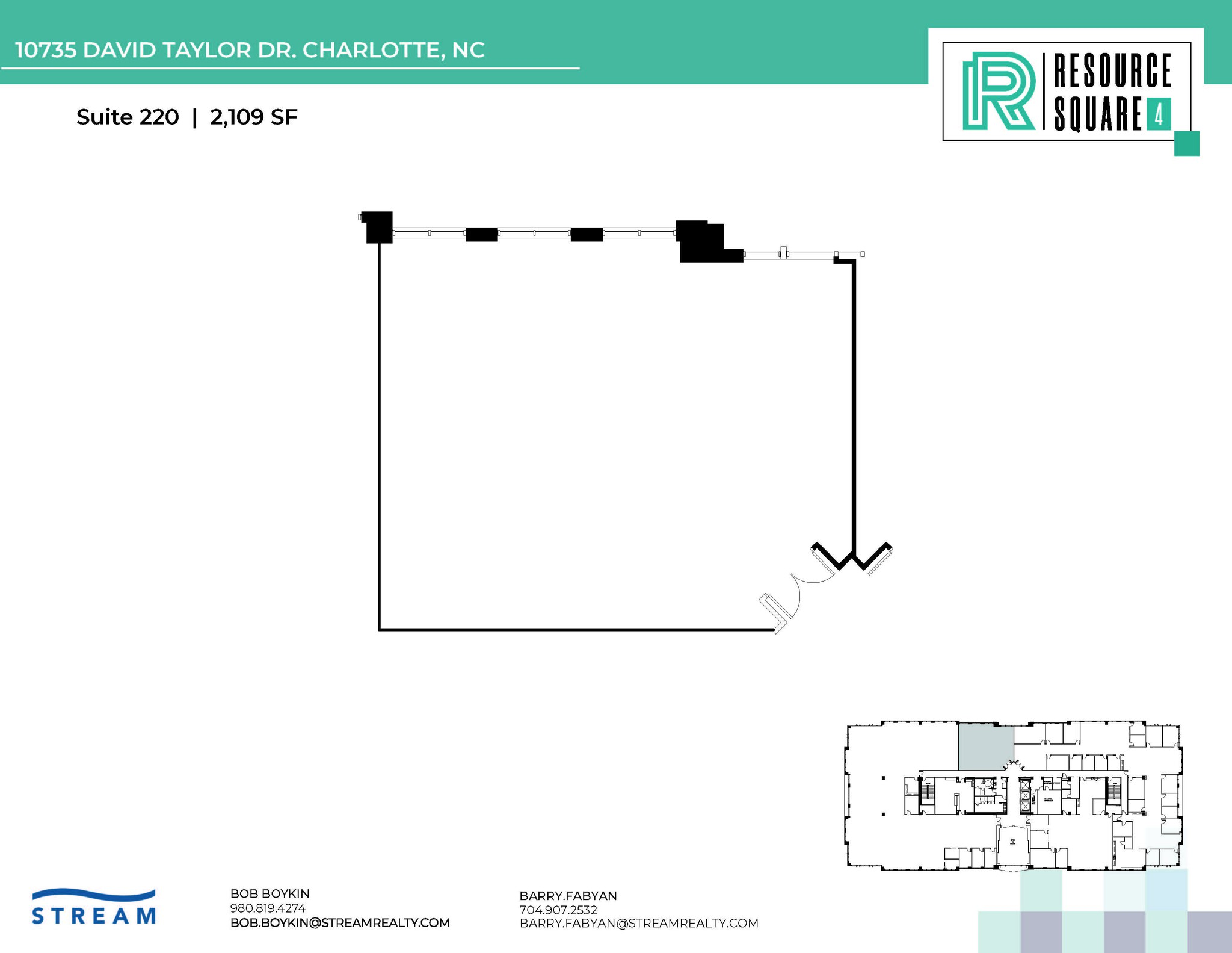 10735 David Taylor Dr, Charlotte, NC en alquiler Plano de la planta- Imagen 1 de 1