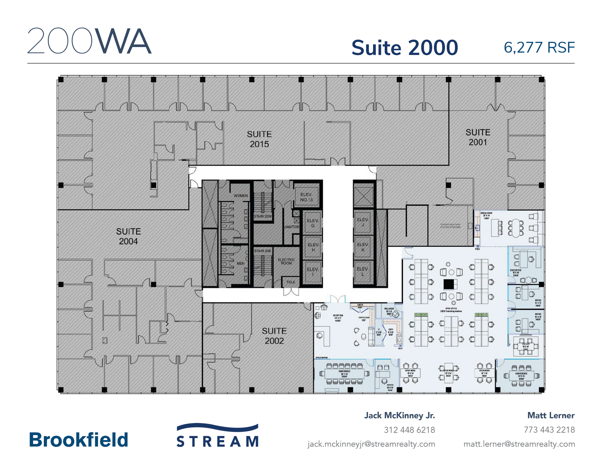 200 W Adams St, Chicago, IL en alquiler Plano de la planta- Imagen 1 de 1