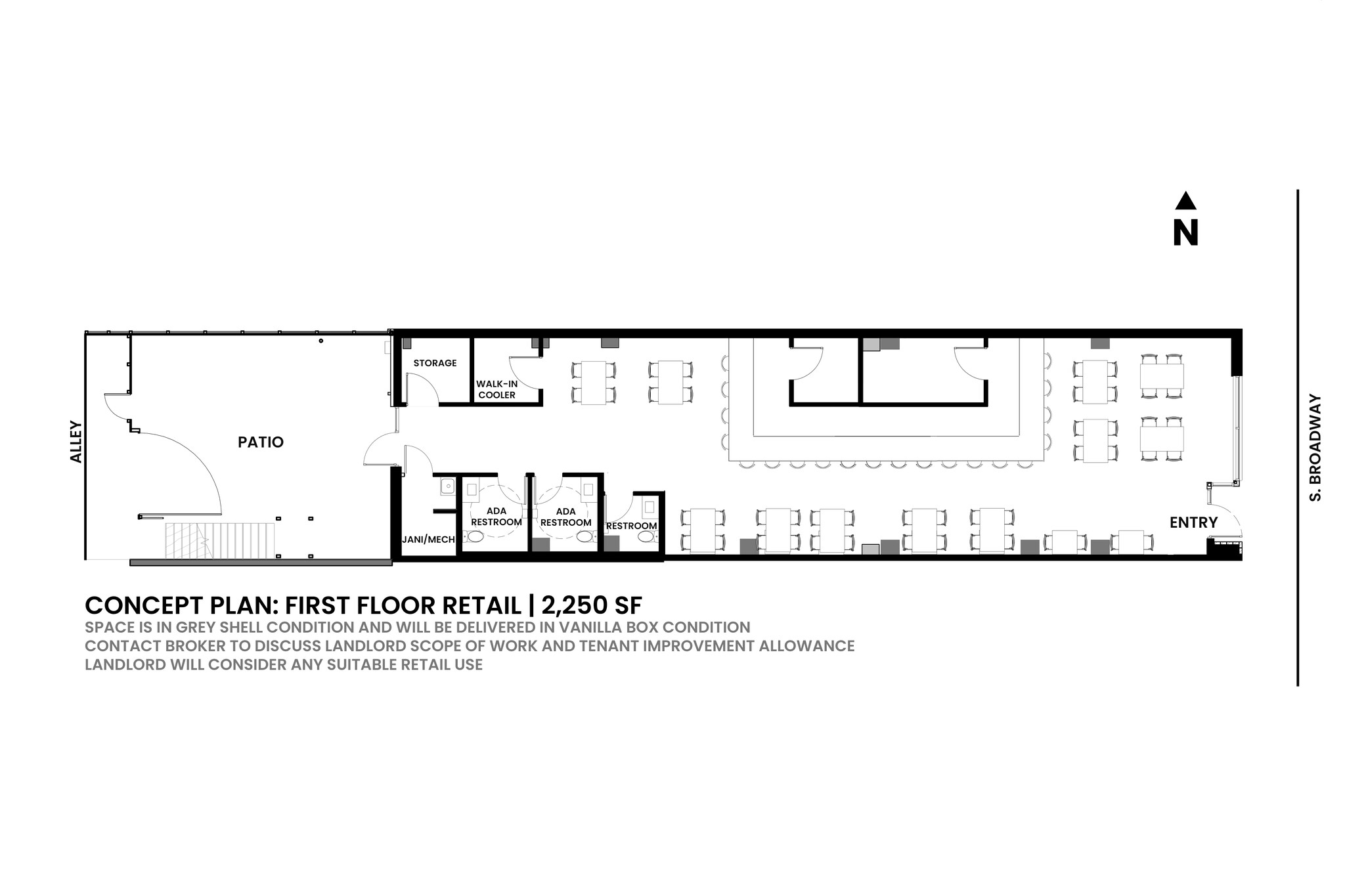 3465 S Broadway, Englewood, CO en alquiler Plano de la planta- Imagen 1 de 2