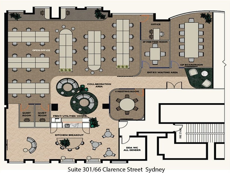 66-74 Clarence St, Sydney en alquiler Plano de la planta- Imagen 1 de 7