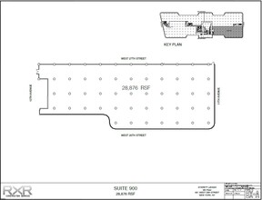 601 W 26th St, New York, NY en alquiler Plano de la planta- Imagen 2 de 2