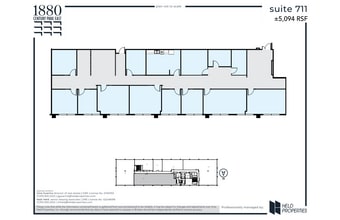 1880 Century Park E, Los Angeles, CA en alquiler Plano de la planta- Imagen 2 de 2