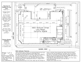 3833 McGowen St, Long Beach, CA en alquiler Plano del sitio- Imagen 2 de 26