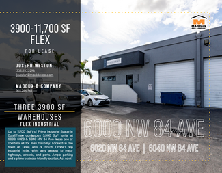 Más detalles para 6000-6090 NW 84th Ave, Miami, FL - Nave en alquiler