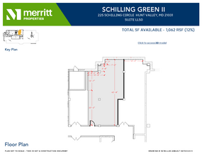 215 Schilling Cir, Hunt Valley, MD en alquiler Plano de la planta- Imagen 1 de 1