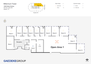 15455 Dallas Pky, Addison, TX en alquiler Plano de la planta- Imagen 1 de 16