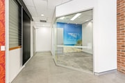 Enclosed office area