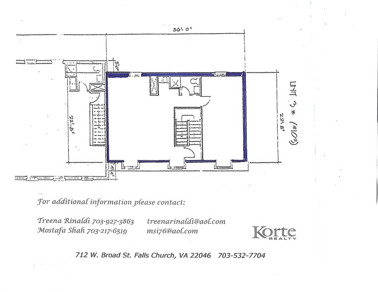 103 Rowell Ct, Falls Church, VA en alquiler - Plano de la planta - Imagen 2 de 8