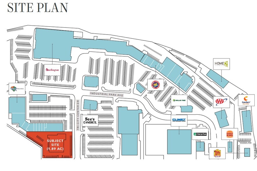 801 Tri City Ctr, Redlands, CA en alquiler - Plano del sitio - Imagen 3 de 7