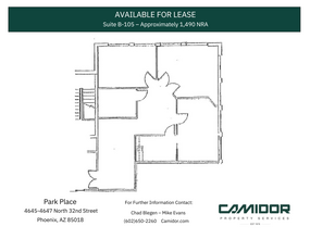 4645-4647 N 32nd St, Phoenix, AZ en venta Plano de la planta- Imagen 1 de 1