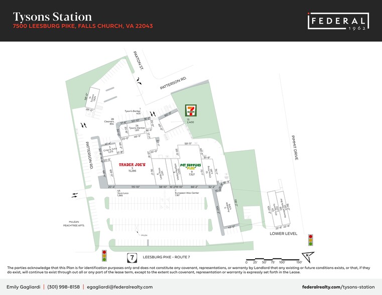 7500-7516 Leesburg Pike, Falls Church, VA en alquiler - Plano del sitio - Imagen 2 de 4