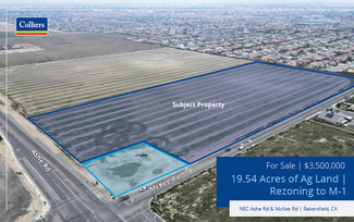 Más detalles para NEC Ashe Road & McKee Road, Bakersfield, CA - Terrenos en venta