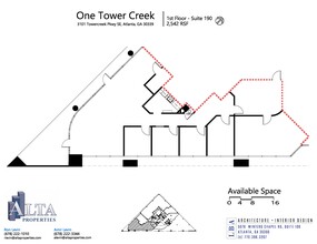 3101 Towercreek Pkwy SE, Atlanta, GA en alquiler Plano de la planta- Imagen 1 de 2