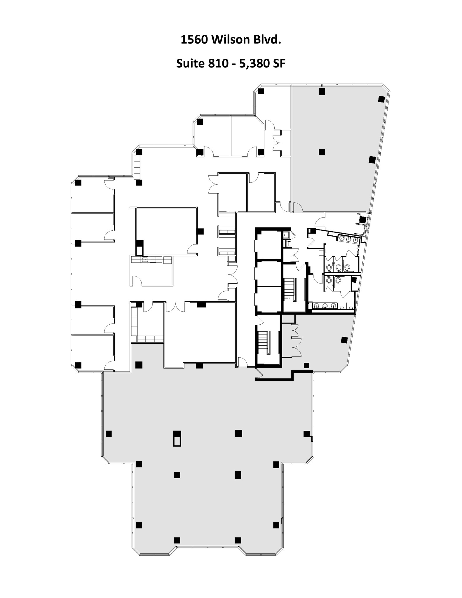 1560 Wilson Blvd, Arlington, VA en alquiler Plano del sitio- Imagen 1 de 2