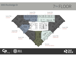 6903 Rockledge Dr, Bethesda, MD en alquiler Plano de la planta- Imagen 1 de 11