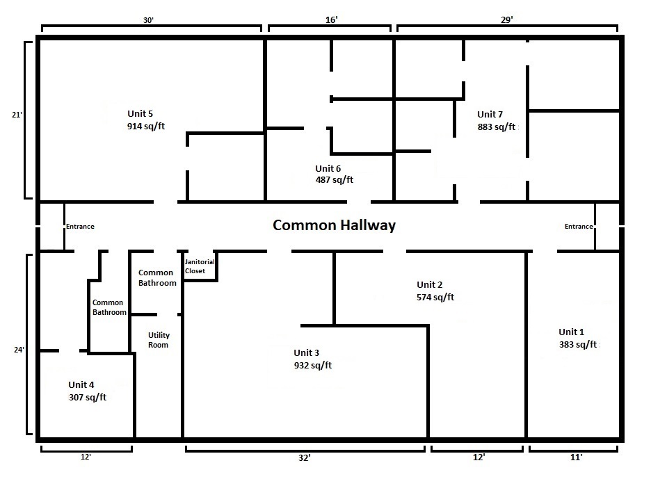 216 E Main St E, Albert Lea, MN en alquiler Plano de la planta- Imagen 1 de 1