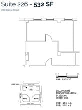 733 Bishop St, Honolulu, HI en alquiler Plano de la planta- Imagen 1 de 1