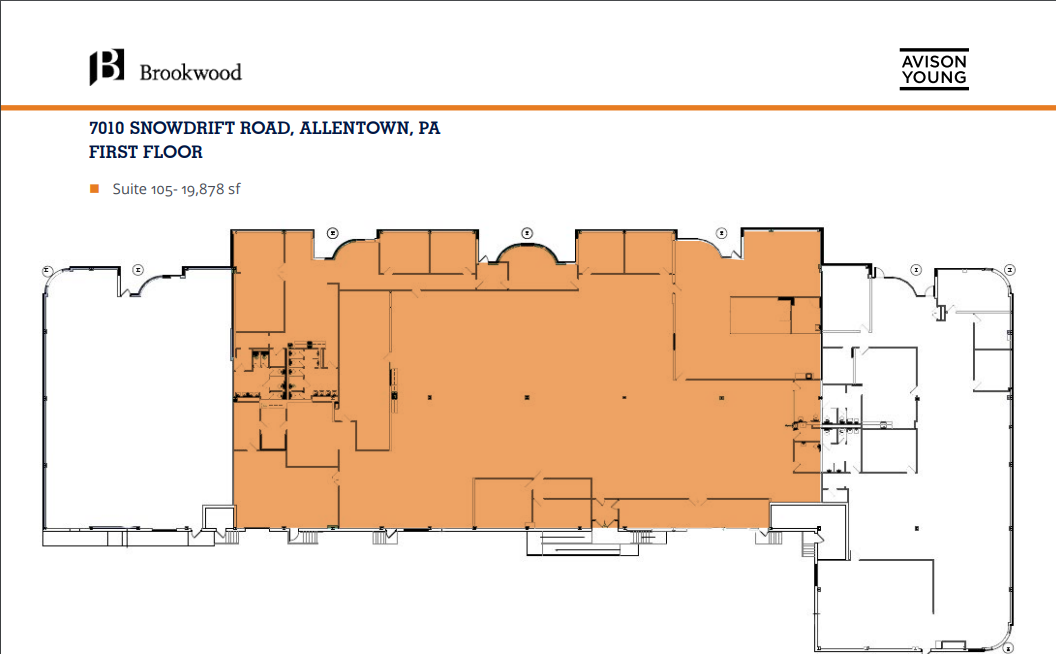 7010 Snowdrift Rd, Allentown, PA en alquiler Plano de la planta- Imagen 1 de 1