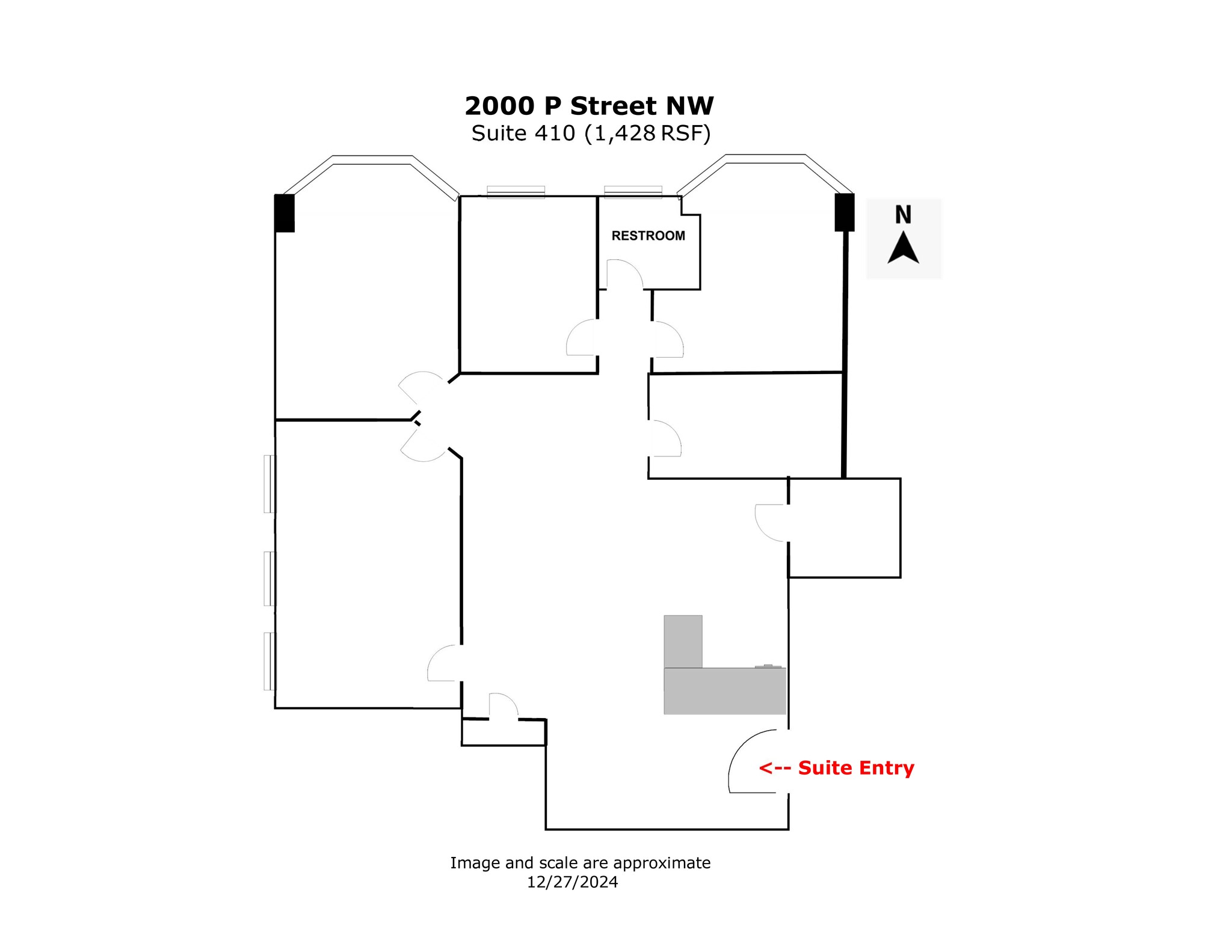 2000 P St NW, Washington, DC en alquiler Plano del sitio- Imagen 1 de 1