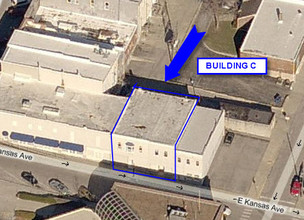 110-112 E Kansas St, Liberty, MO - VISTA AÉREA  vista de mapa