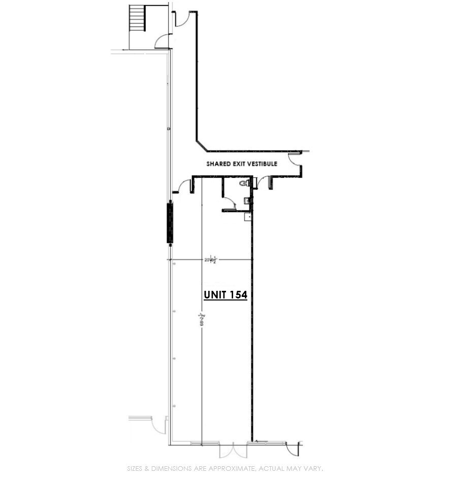 104-192 N Bolingbrook Dr, Bolingbrook, IL en alquiler Plano de la planta- Imagen 1 de 1