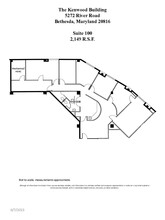 5272 River Rd, Bethesda, MD en alquiler Plano de la planta- Imagen 1 de 1