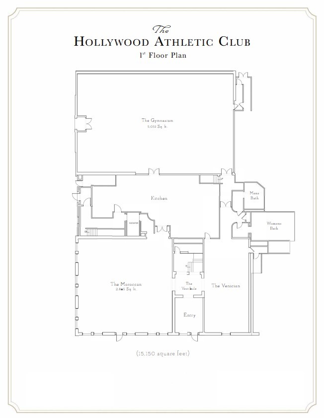 6525 W Sunset Blvd, Los Angeles, CA en alquiler Plano de la planta- Imagen 1 de 2