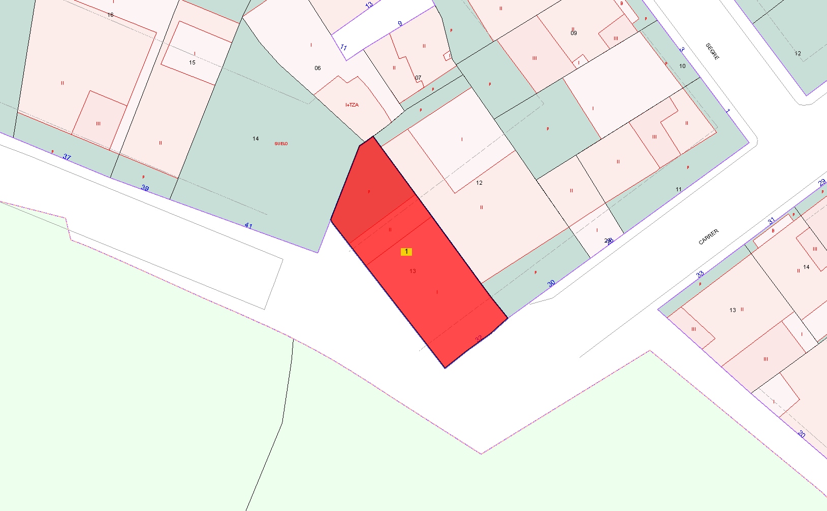 Terreno en Gavà, Barcelona en venta Plano de solar- Imagen 1 de 3