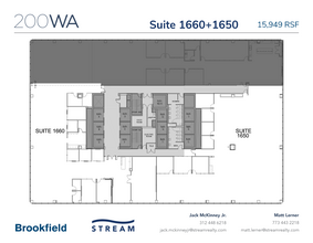 200 W Adams St, Chicago, IL en alquiler Plano de la planta- Imagen 2 de 6