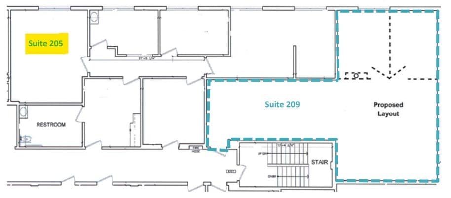 18740 Ventura Blvd, Tarzana, CA en alquiler Plano de la planta- Imagen 1 de 1