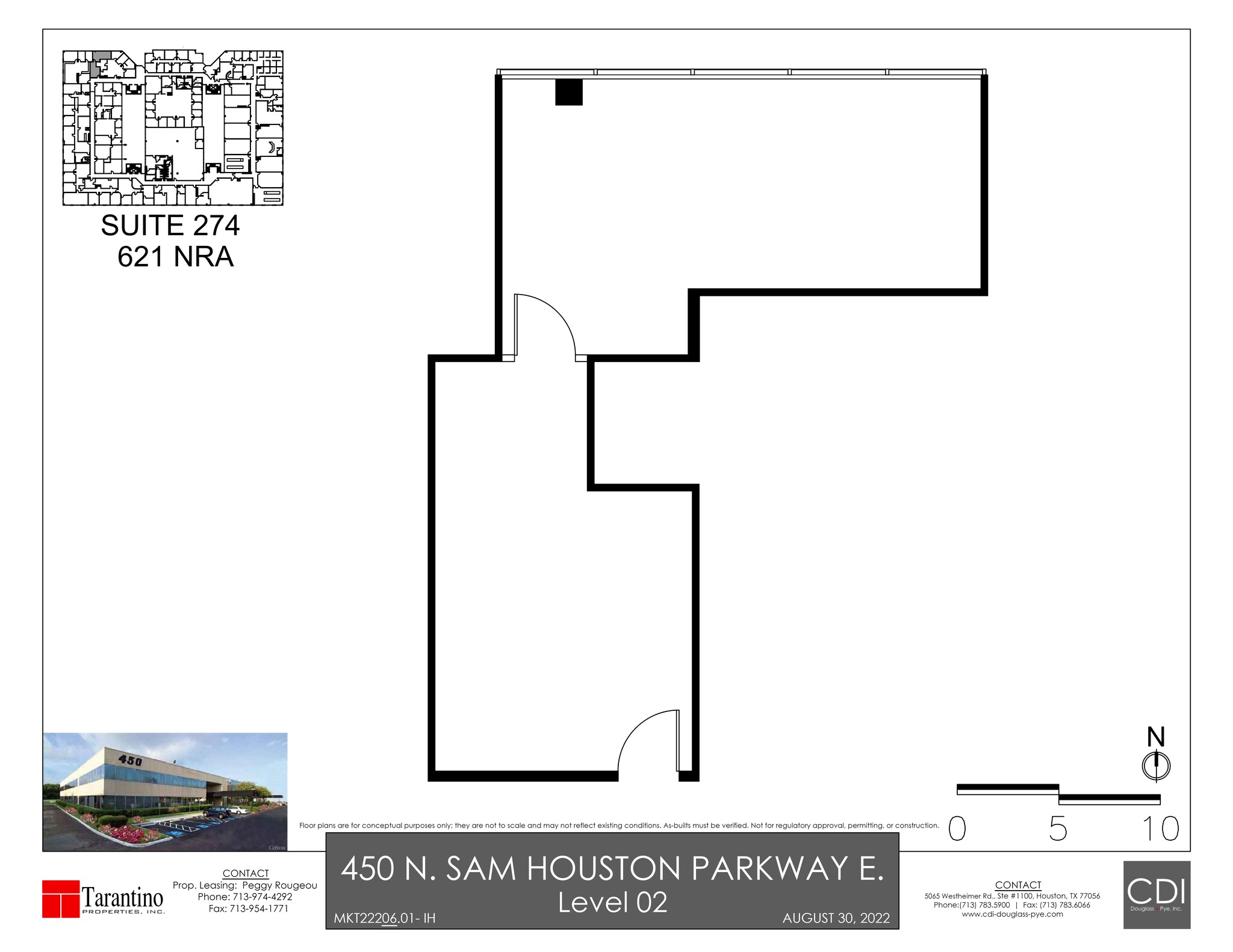 450 N Sam Houston Pky E, Houston, TX en alquiler Plano del sitio- Imagen 1 de 1