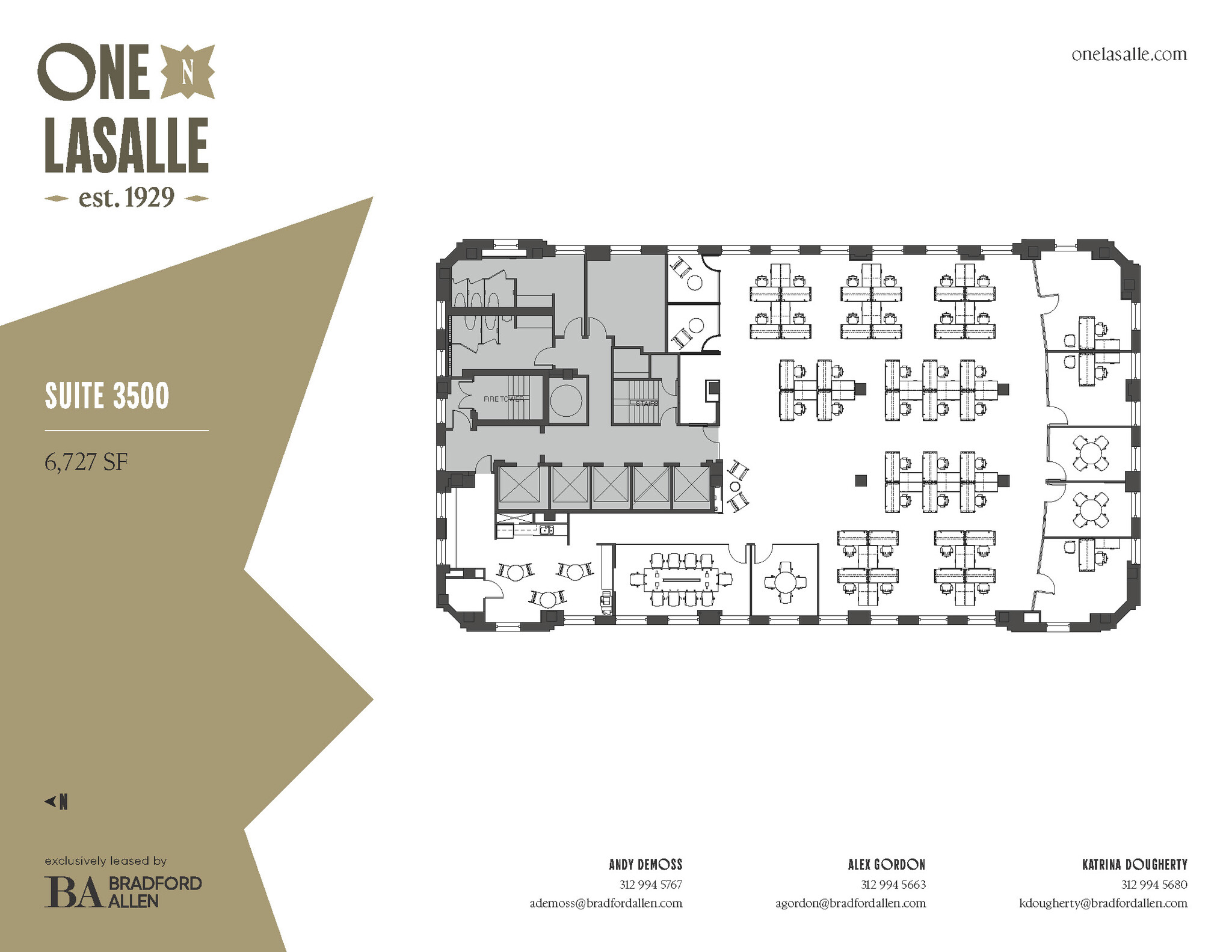 1 N La Salle St, Chicago, IL en alquiler Plano de la planta- Imagen 1 de 6