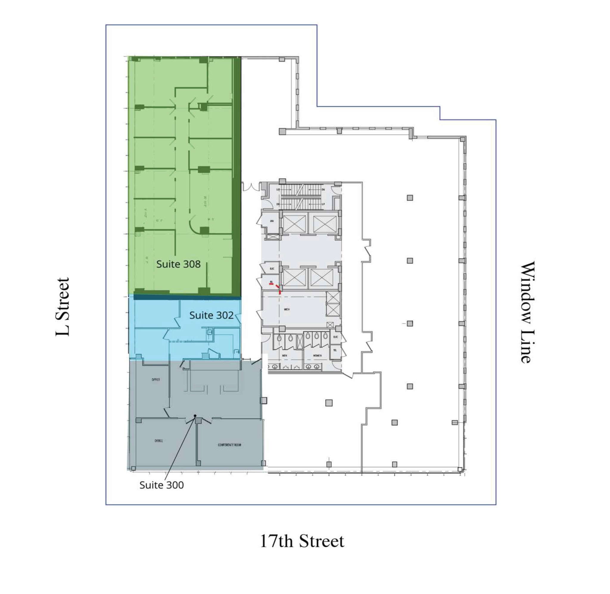 1660 L St NW, Washington, DC en alquiler Plano de la planta- Imagen 1 de 1