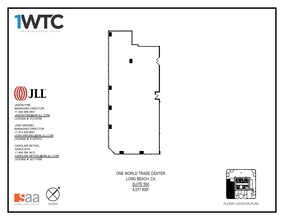 1 World Trade Ctr, Long Beach, CA en alquiler Plano de la planta- Imagen 1 de 1