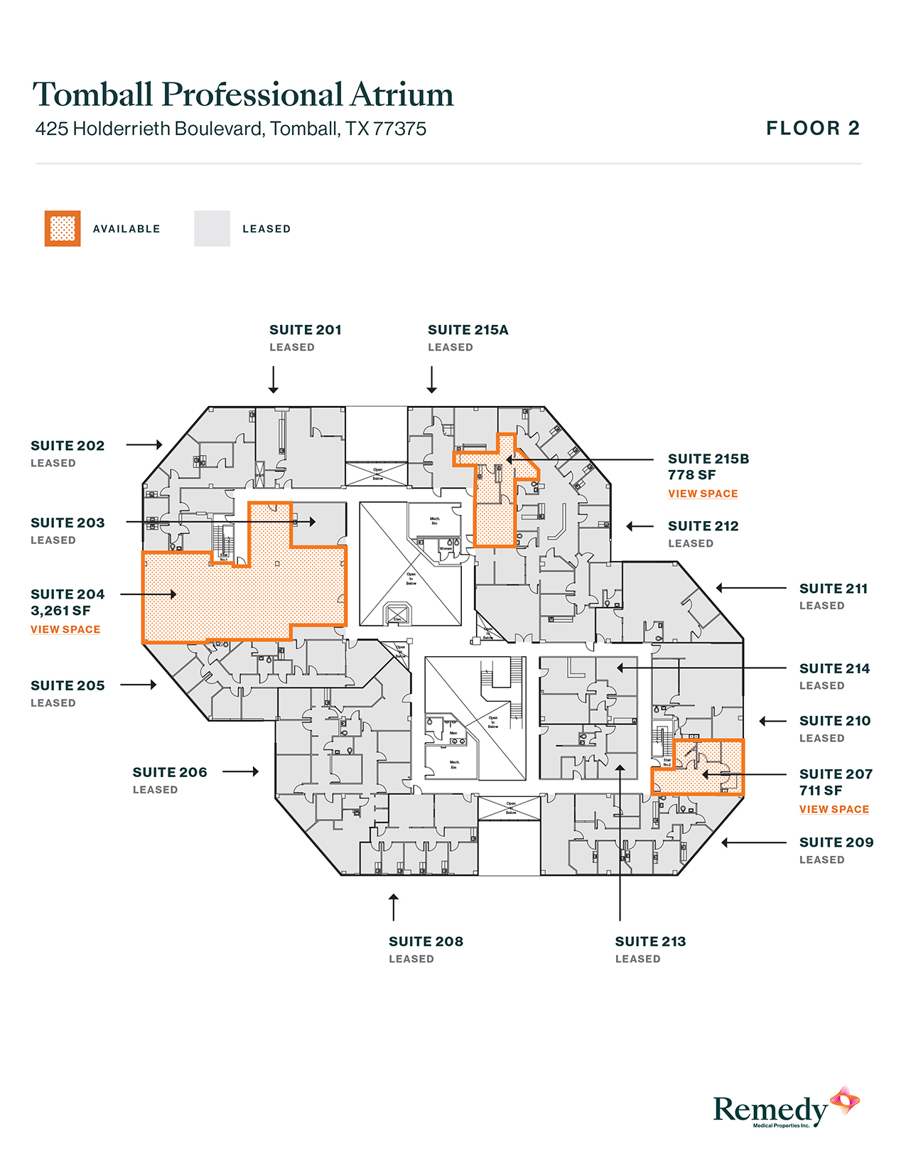 425 Holderrieth Blvd, Tomball, TX en alquiler Plano de la planta- Imagen 1 de 6