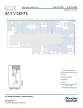 6310 San Vicente Blvd, Los Angeles, CA en alquiler Plano de la planta- Imagen 1 de 1