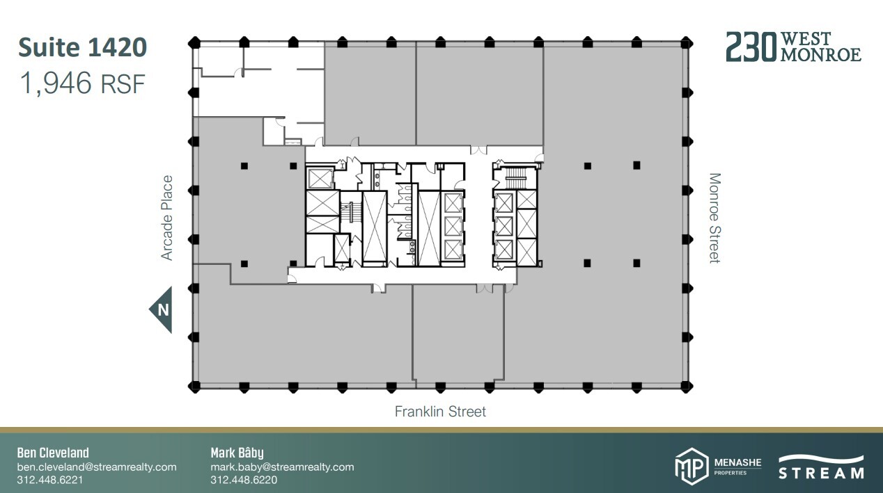 230 W Monroe St, Chicago, IL en alquiler Plano de la planta- Imagen 1 de 1